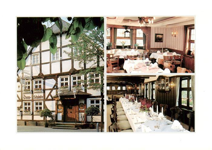 Warstein Warsteiner Domschaenke Gastraeume