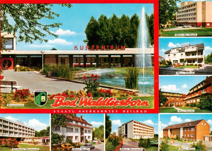 Bad Waldliesborn Kurzentrum Kurhotel Provinzial Haus Berlin Haus Panorama Haus D
