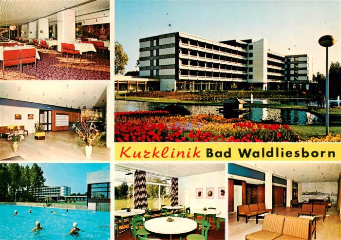 Bad Waldliesborn Kurklinik Bad Waldliesborn Speisesaal Foyer Freibad Aufenthalts