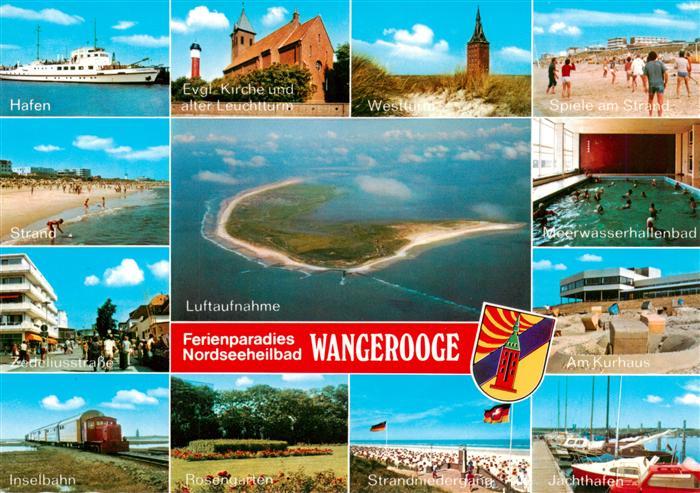Wangerooge Wangeroog Nordseebad Hafen Strandpartien Zedeliusstrasse Inselbahn Ev