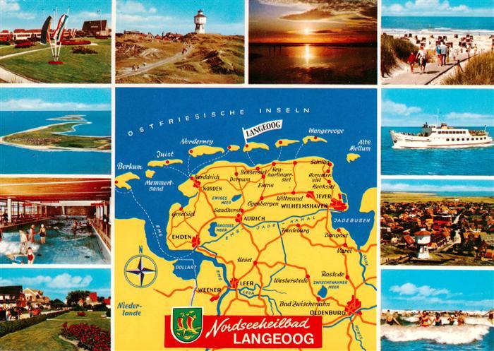 Langeoog Nordseebad Am Inselbahnhof Wasserturm Inselweg Fliegeraufnahmen Hallenb