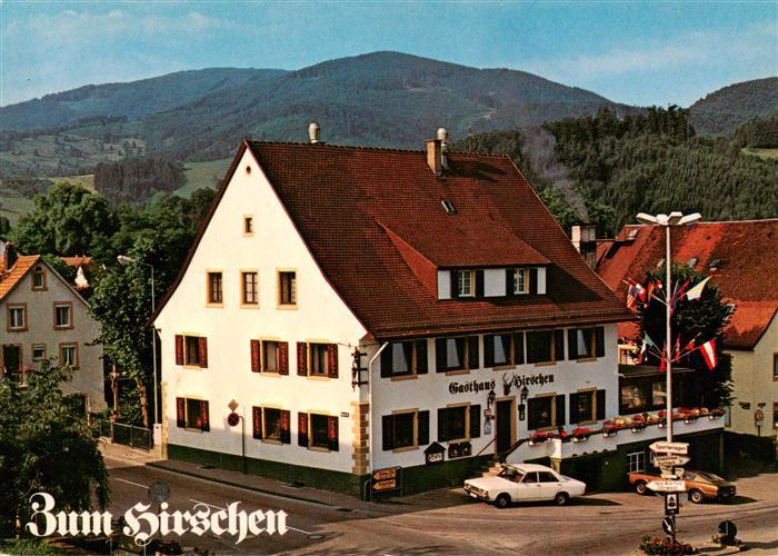 Muenstertal Schwarzwald Gasthaus zum Hirschen