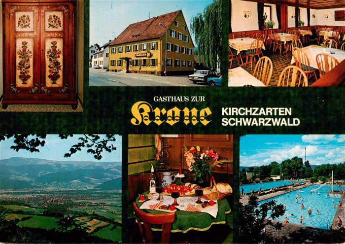 Kirchzarten Gasthaus zur Krone Gaststuben Panorama Schwimmbad