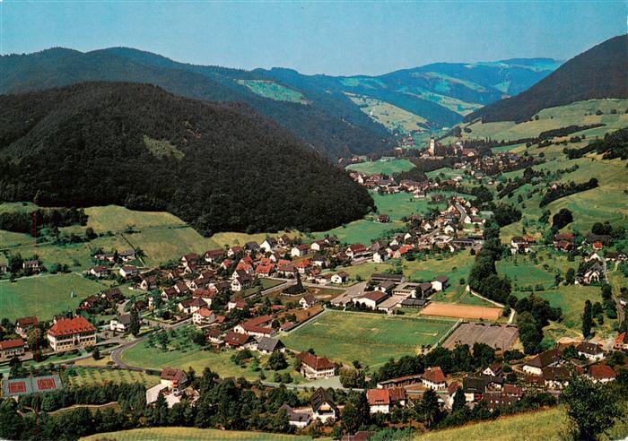 Muenstertal Schwarzwald Fliegeraufnahme