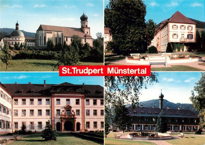 Muenstertal Schwarzwald Kloster St Trudpert Rathaus Park
