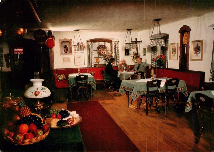 Muenstertal  Schwarzwald Alte Wirtsstube im Gasthaus zum Loewen