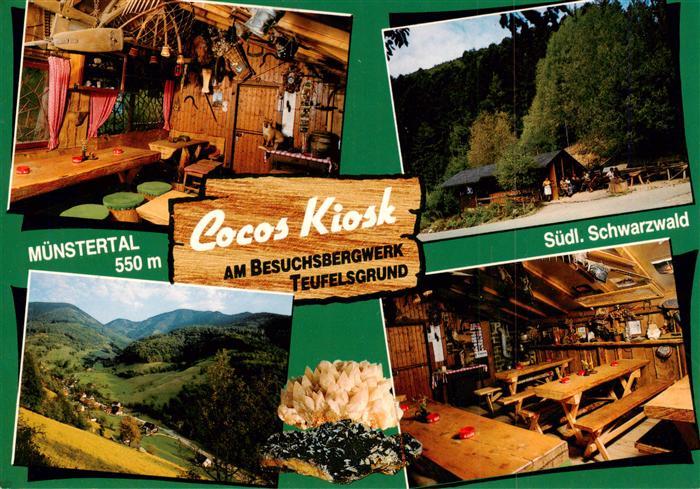 Muenstertal  Schwarzwald Coco’s Kiosk mit Gastraum am Besuchsbergwerk Teufelsgru
