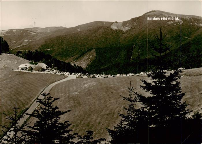 Untermuenstertal Almgaststaette Kaelbelescheuer mit Belchenblick
