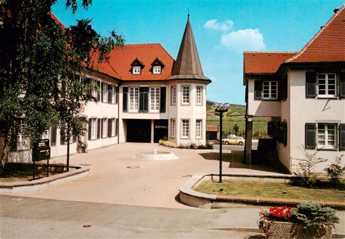 Vogtsburg Kaiserstuhl Rathaus der Stadt