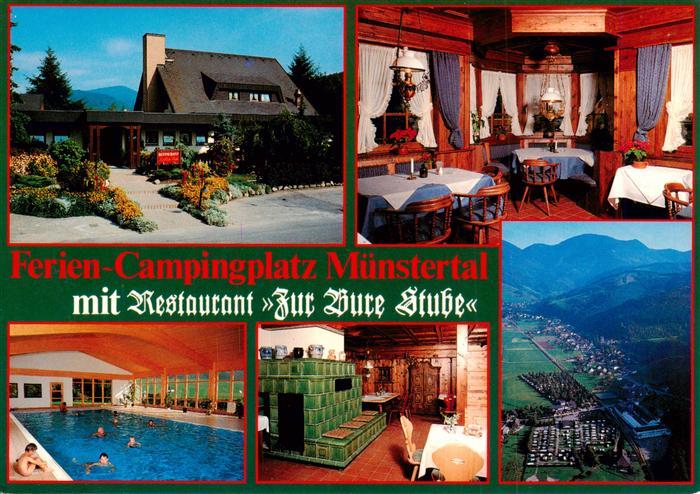 Muenstertal Schwarzwald Ferien Campingplatz Muenstertal mit Restaurant Zur Bure