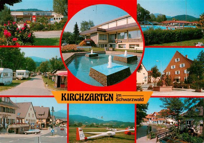Kirchzarten Kurhaus Camping Schwimmbad Brunnen Ortspartien Segelflugplatz