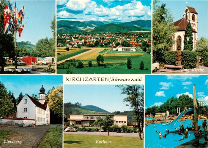 Kirchzarten Camping Panorama Kath Kirche Giersberg Kurhaus Schwimmbad