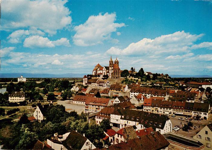 Breisach Rhein Marktplatz Muensterberg mit St Stephansmuenster