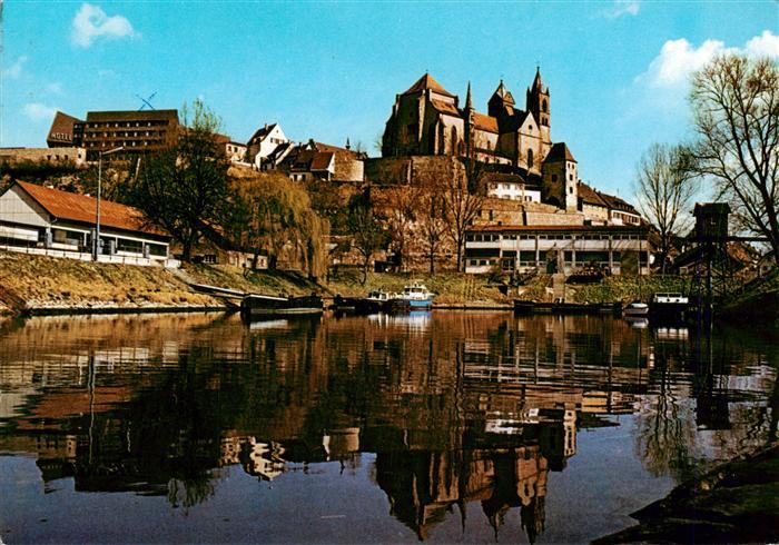 Breisach Rhein St Stephansmuenster Rheinpartie