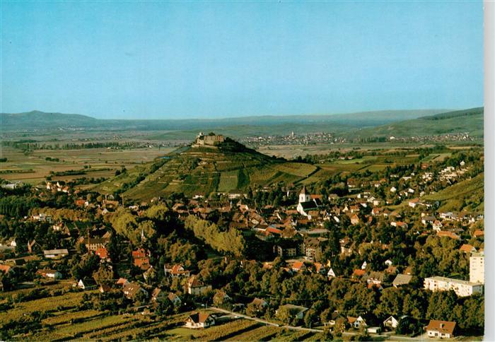 Staufen  Breisgau Fliegeraufnahme mit Burg