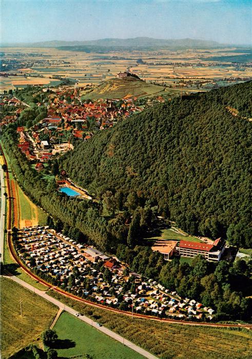 Staufen  Breisgau Fliegeraufnahme mit Kurheim Haus Muenstertal