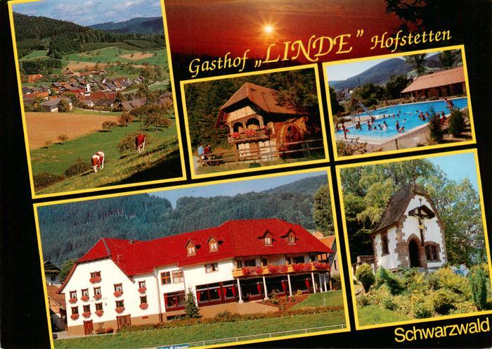 Hofstetten Kinzigtal Panorama Gasthof Linde Freibad Kapelle