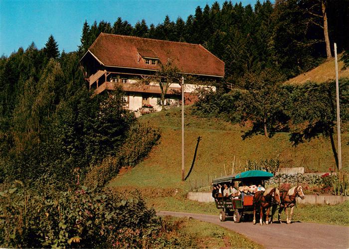 Zuwald Oberharmersbach Kutschfahrt