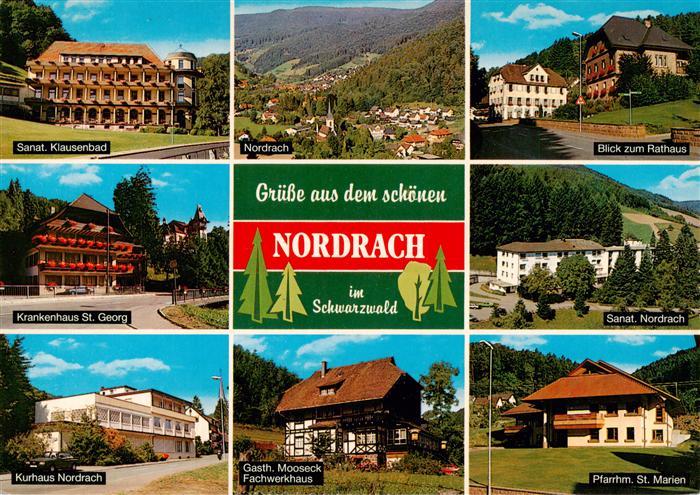 Nordrach Sanatorium Klausenbad Panorama Rathaus Krankenhaus St Georg Kurhaus Nor