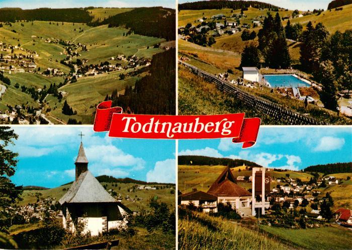 Todtnauberg Schwarzwald BW Panorama Freibad Kirche Ortsansicht