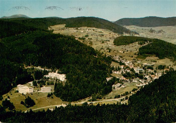 Todtmoos Schwarzwald BW Sanatorium Wehra Wald Fliegeraufnahme