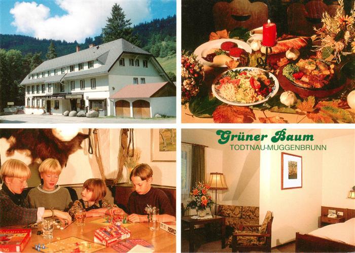 Todtnau Schwarzwald BW Hotel Gasthof Gruener Baum Gastraeume Zimmer