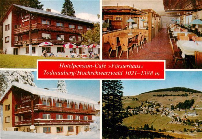 Todtnauberg Schwarzwald BW Hotelpension Cafe Foersterhaus Gastraum Panorama