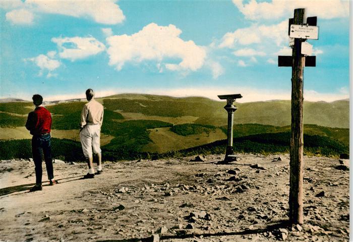 Belchen Baden Blick zum Feldberg