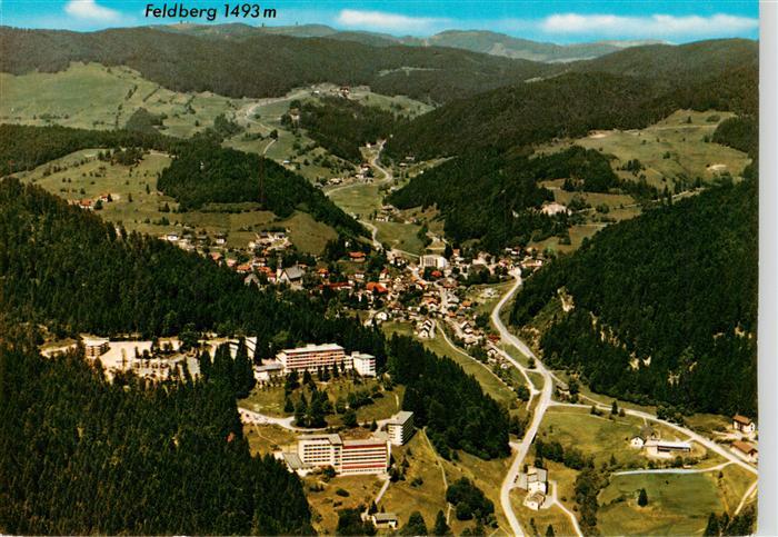 Todtmoos Schwarzwald BW Fliegeraufnahme mit Feldberg