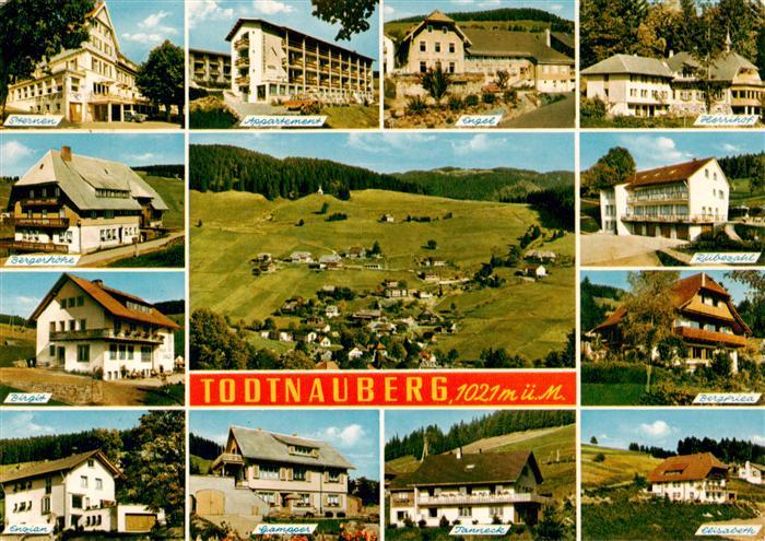 Todtnauberg Schwarzwald BW mit Hotels Sternen Appartement Engel Herrihof Berger