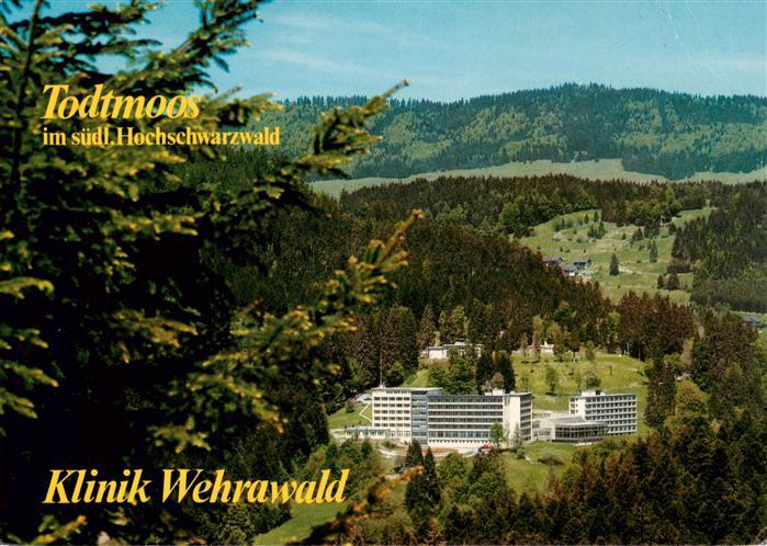 Todtmoos Schwarzwald BW Klinik Wehrawald