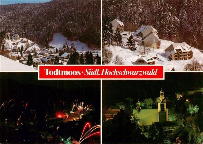 Todtmoos Schwarzwald BW Fliegeraufnahmen Feuerwerk Kirche