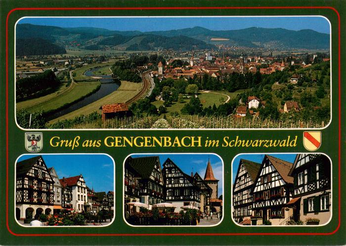 Gengenbach Panorama Fachwerkhaeuser Obertor