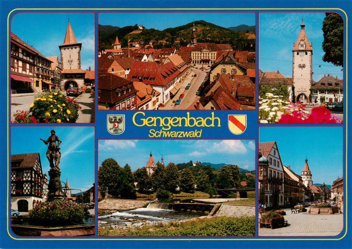 Gengenbach Obertor Panorama Kinzigtor Marktbrunnen Stauwehr Marktplatz
