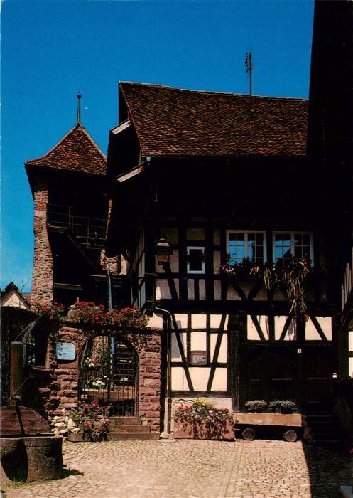Gengenbach Schwedenturm und Gerberhaus am Gaensbuehl