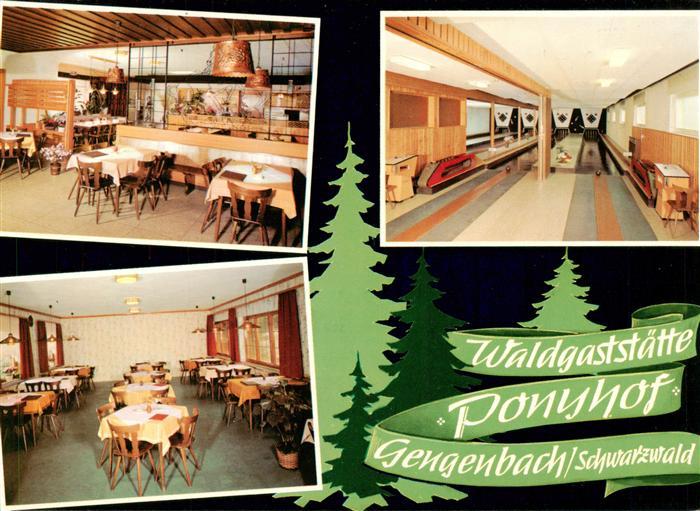 Gengenbach Waldgaststaette Ponyhof Gastraeume Kegelbahn