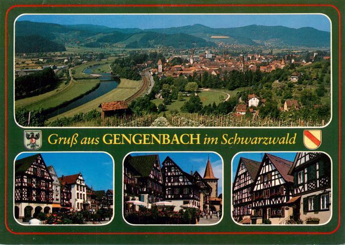 Gengenbach Panorama Volksbank Obertor Fachwerkhaeuser