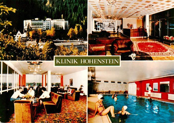 Triberg Klinik Hohenstein Foyer Gastraum Hallenbad