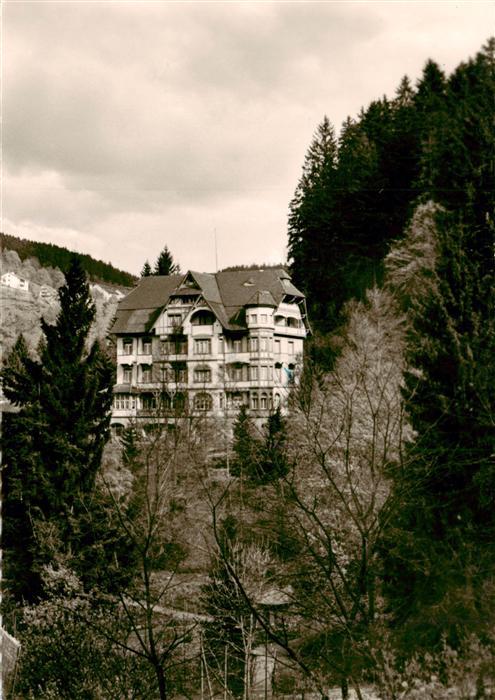 Triberg Haus Waldlust der Deutschen Gewerkschaft fuer Kur und Erholungsheime