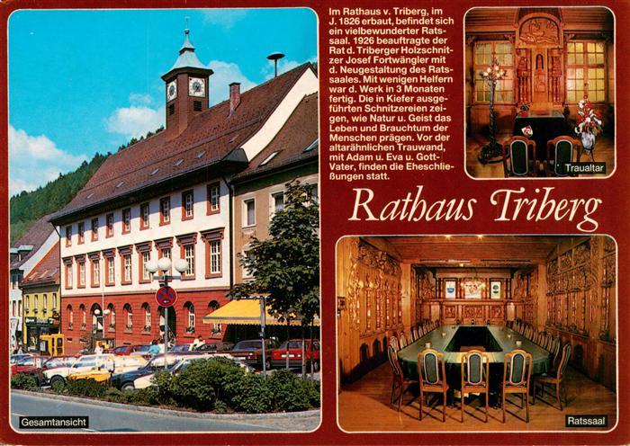 Triberg Rathaus Traualtar Ratssaal