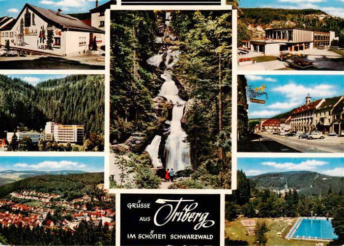 Triberg Heimatmuseum Kurhaus Wasserfall Panorama Marktplatz Schwimmbad