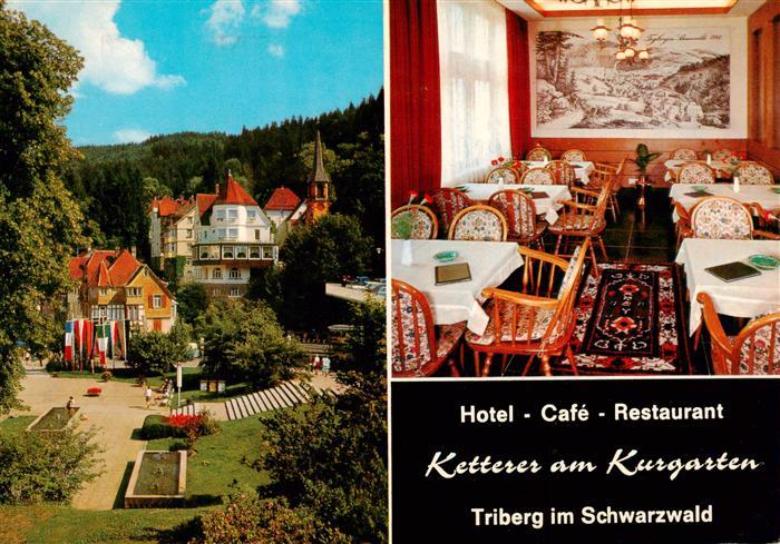 Triberg Hotel Restaurant Cafe Ketterer am Kurgarten Gastraum