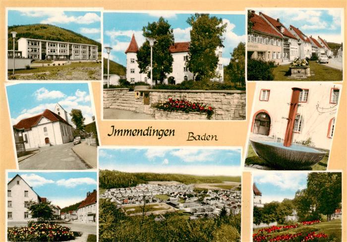 Immendingen Kurhaus Kirchen Ortspartien Panorama Brunnen Park