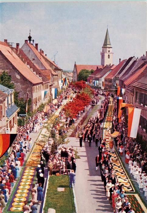 Huefingen Fronleihnamsprozession