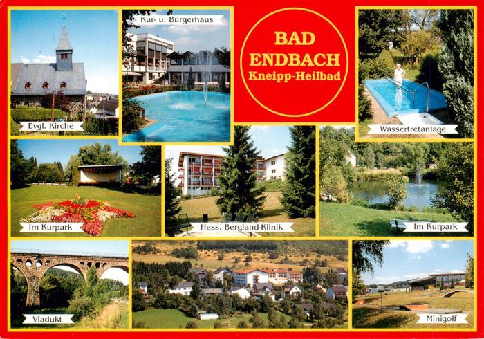 Bad Endbach Ev Kirche Kurhaus Wassertretanlage Kurpark Hess Bergland Klinik Viad