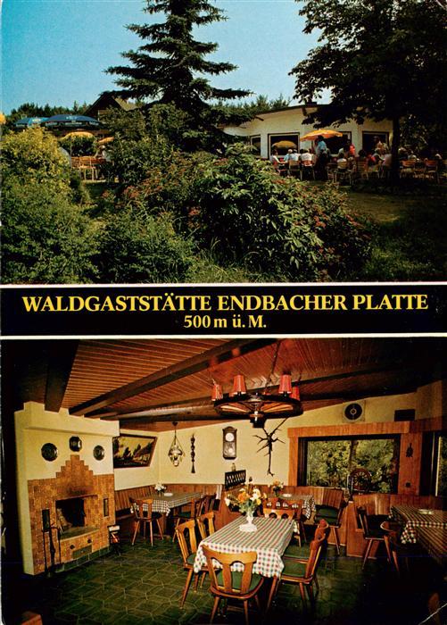 Bad Endbach Waldgaststaette Endbacher Platte Gastraum