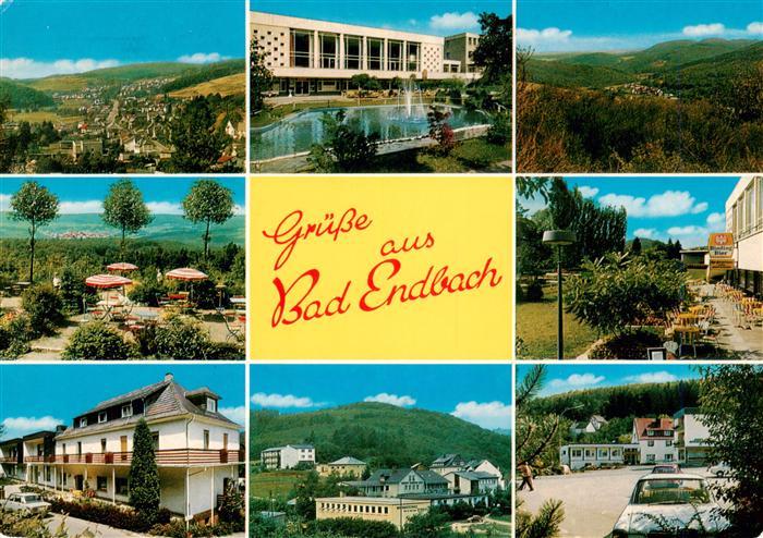 Bad Endbach mit Kurhaus Endbacher Platte Kurpark Haus Heckenmuehle Kneipp Rheuma