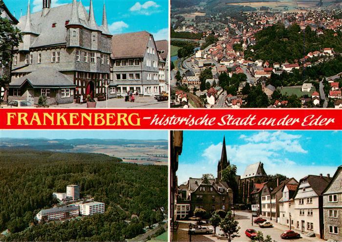 Frankenberg  Eder Motive Stadtzentrum Historische Stadt Luftaufnahmen
