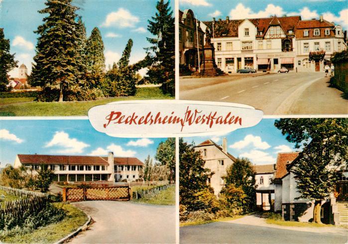 Peckelsheim Teilansichten Kurhaus Einkaufszentrum