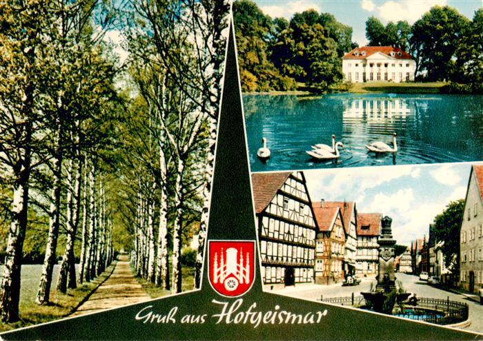 Hofgeismar Baumallee Schwanenteich Dorfbrunnen